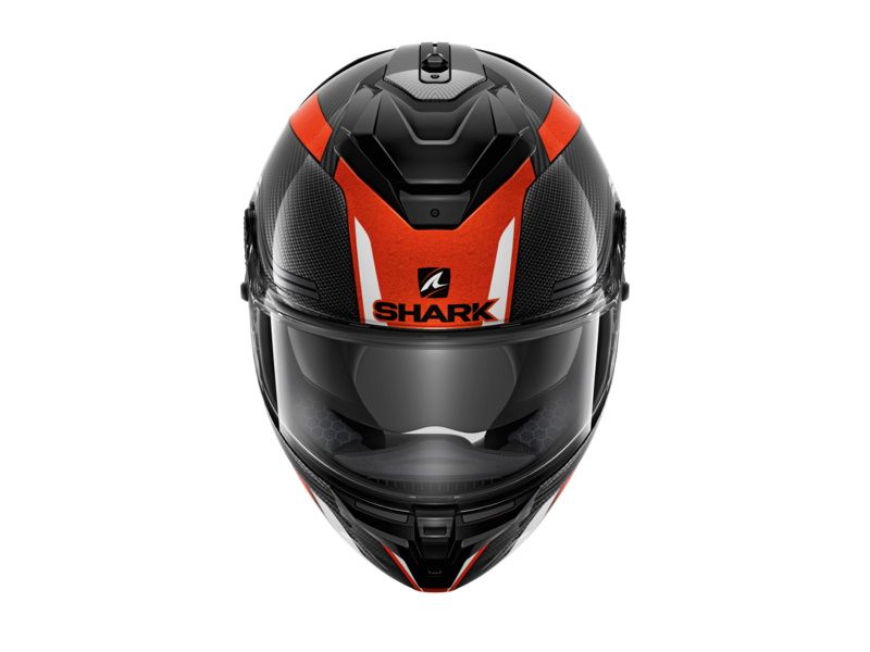 Shark Spartan GT Carbon Tracker Carbon/Anthracite/White Helmet - MotoGo