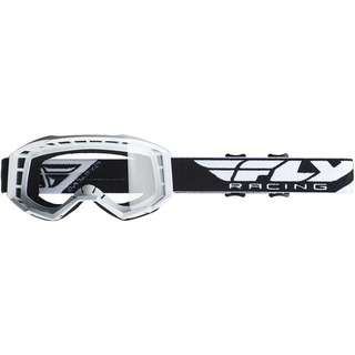 Fly Racing MX Motocross Off Road 2019 Focus Goggle Red W/Clear Lens 