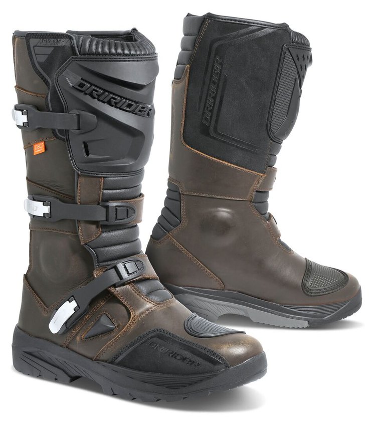 Dririder C1 Adventure Brown Boots - MotoGo